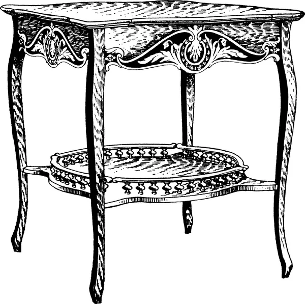 Vintage table d'image — Photo