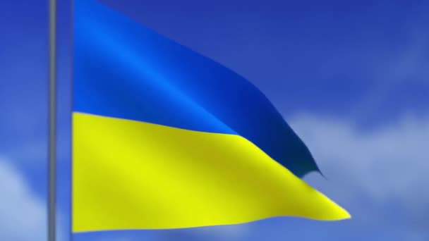 Flaga Ukrainy — Wideo stockowe