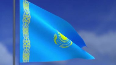 Kazakhsta Cumhuriyeti bayrağı