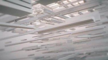 geometrik çizgilerle parlak renk ve yumuşak kenarlar