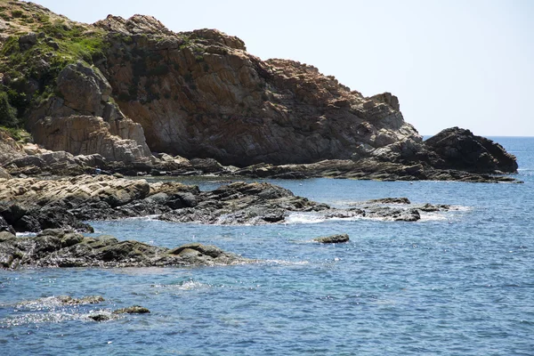 The rocky coast of the South China sea Royalty Free Stock Photos