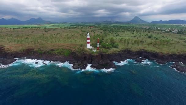 Circling the Big Lighthouse - 3 — Stock Video