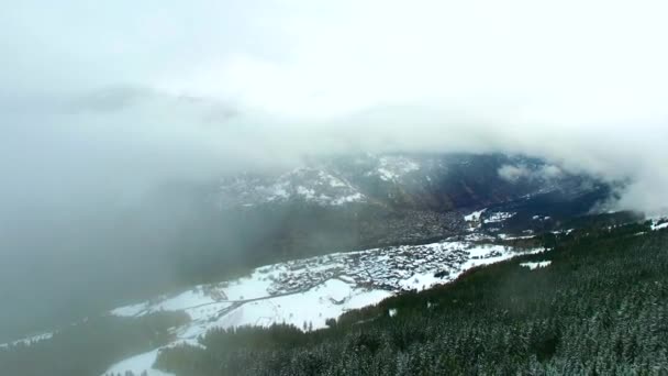 Natura Alpy Francuskie - Courchevel — Wideo stockowe