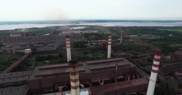 Metallurgie. Anlage zur Verarbeitung von Ferrolegierungen. — Stockvideo