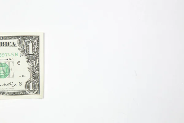 Un dólar de aislamiento en blanco — Foto de Stock