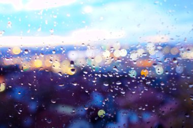 Bulanık ışıklar, soyut arkaplan, bulanık şehir ışıkları