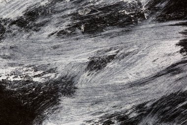 Soyut El, Watercolor 'u siyah beyaz olarak boyadı. Yaratıcı duvar kâğıdı veya tasarım sanatı için suluboya dokusu. Soyut grunge dokusu siyah ve beyaz