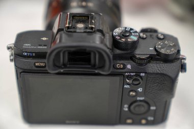 ANKARA, TURKEY FEBRUARY, 07. 2020: Yeni Sony A9 aynasız kamera