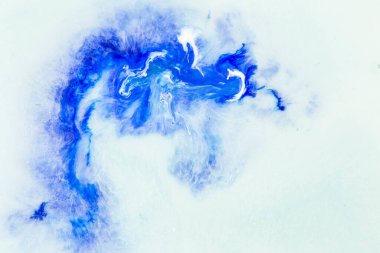 Arka plan olarak kullanmak için akrilik karışımının yakın plan soyut rengi. Mermer desenli akrilik desen, mermer arkaplan