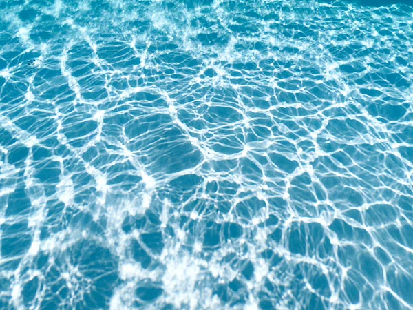 Kék Úszómedence Felszíne Víz Háttere Medencében — Stock Fotó