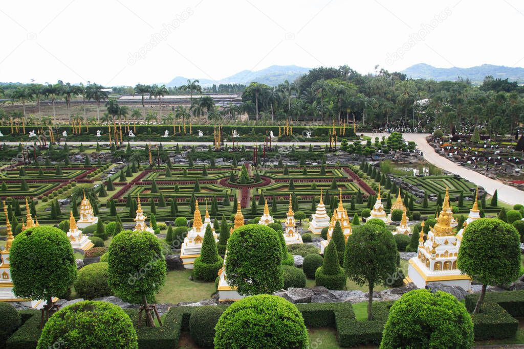 Thailand and England Salisbury, London rock architecture horticulture and architectural historical garden botanical landscape design