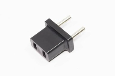 Beyaz bir arka plan üzerinde fiş