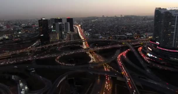 Estambul Turquía Exposición Múltiple Time Lapse Estambul Tráfico — Vídeo de stock