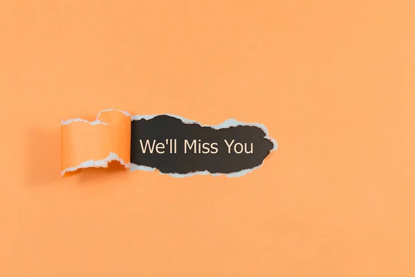 Textul Miss You — Fotografie, imagine de stoc