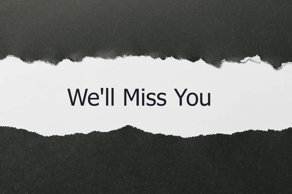 Text Miss You — Stock Photo, Image