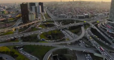 İstanbul, Türkiye - Çoklu Maruz Kalma. Zaman Hızı İstanbul Trafiği