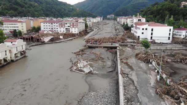 Sinop Ayancik Türkei August 2021 Überschwemmungen Treffen Die Türkischen Schwarzmeerprovinzen — Stockvideo