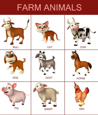 çiftlik hayvan grafik