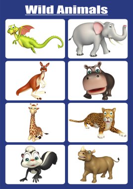 vahşi hayvan grafik