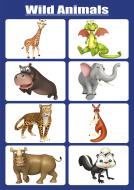 vahşi hayvan grafik