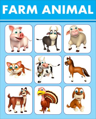 çiftlik hayvan grafik