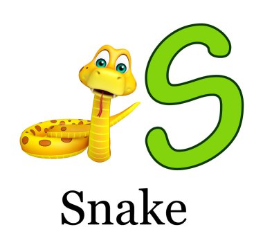 Yılan resmi alfabe ile