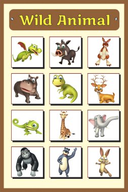 vahşi hayvan grafik