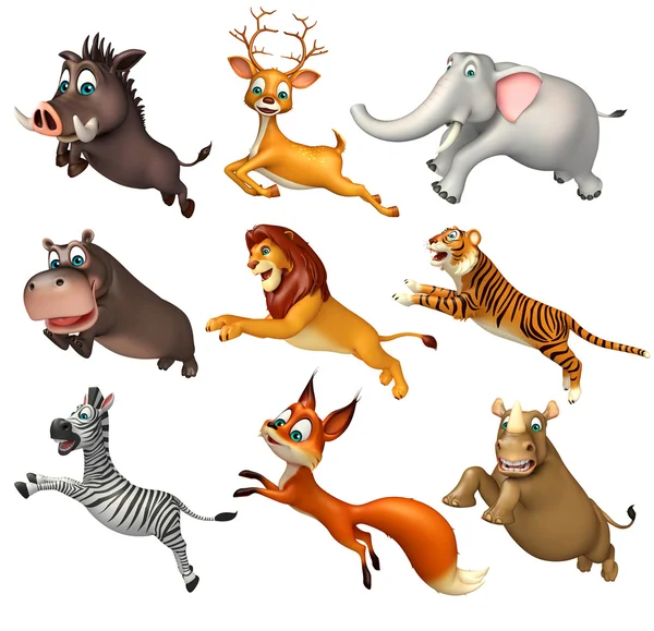 Wild animal collection — Stock Photo, Image