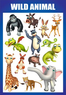 vahşi hayvan grafik