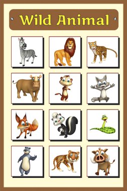 vahşi hayvan grafik