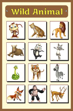 vahşi hayvan grafik