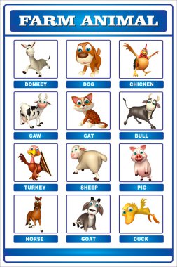 çiftlik hayvan grafik