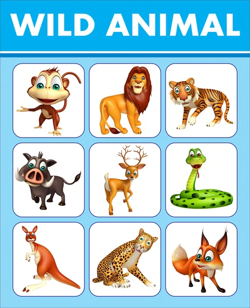 Gráfico de animais selvagens — Fotografia de Stock