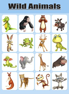 vahşi hayvan grafik