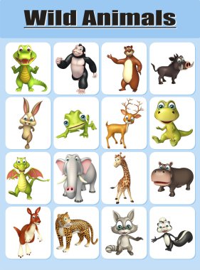 vahşi hayvan grafik