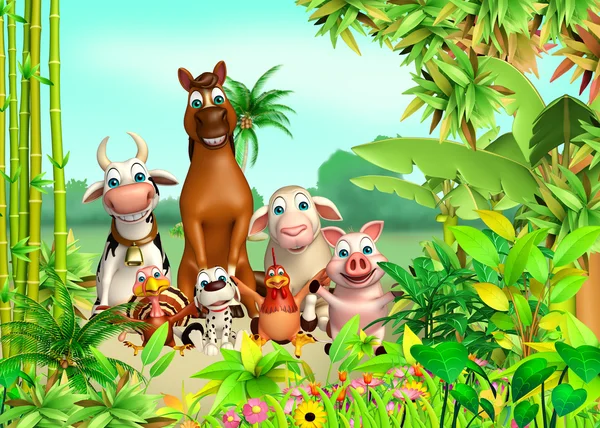 group of farm animal