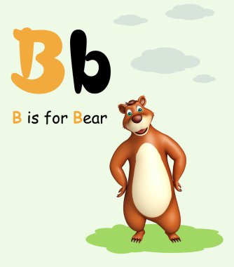  Alphabate ayı vahşi hayvanla