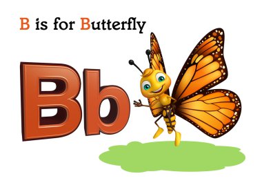 Alphabate ile kelebek