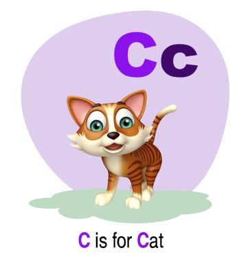 Kedi domastic hayvan alphabte ile