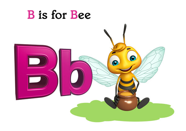 Пчела с алфавитом
