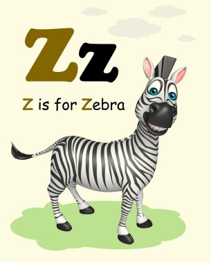 Alfabe ile Zebra