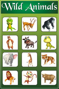 vahşi hayvan grafik