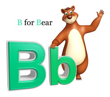  Alphabate ayı vahşi hayvanla