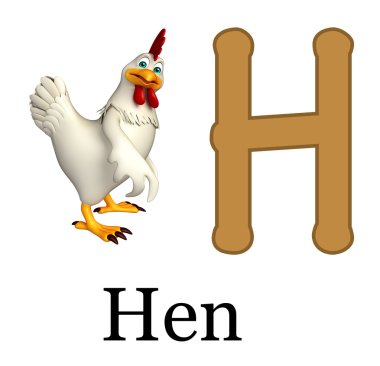  Tavuk kuş alfabesi ile