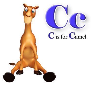 Deve domastic hayvan alphabates ile