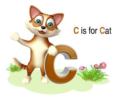 Kedi domastic hayvan alphabte ile