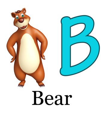  Alphabate ayı vahşi hayvanla