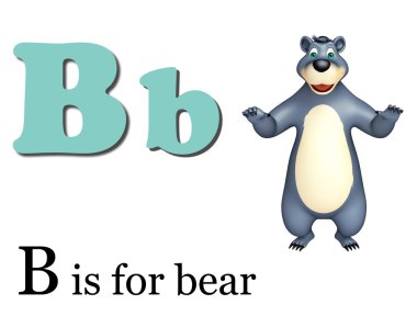  Alphabate ayı vahşi hayvanla