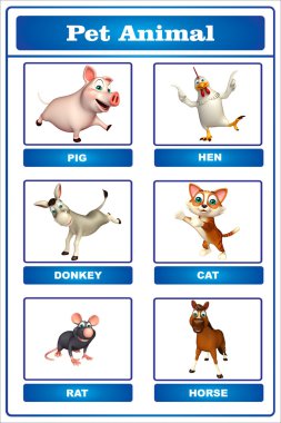 evde beslenen hayvan hayvan grafik