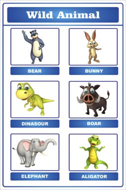 vahşi hayvan grafik